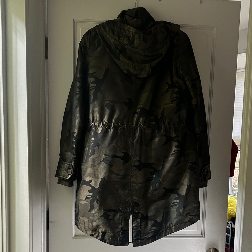 Abercrombie & Fitch Camo Print 3 in one Jacket size S - Picture 6 of 7